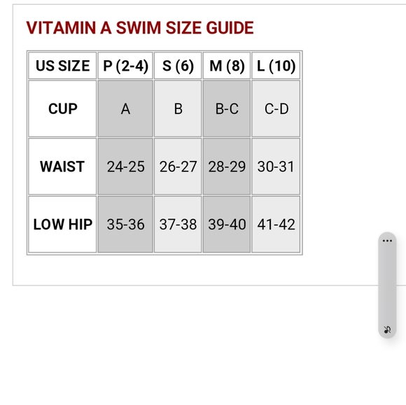 NEW! 🌱Vitamin A Bikini Top nwot - Picture 8 of 8